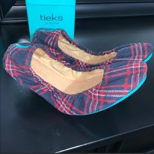 Tieks size 8 EUC heritage plaid only worn once